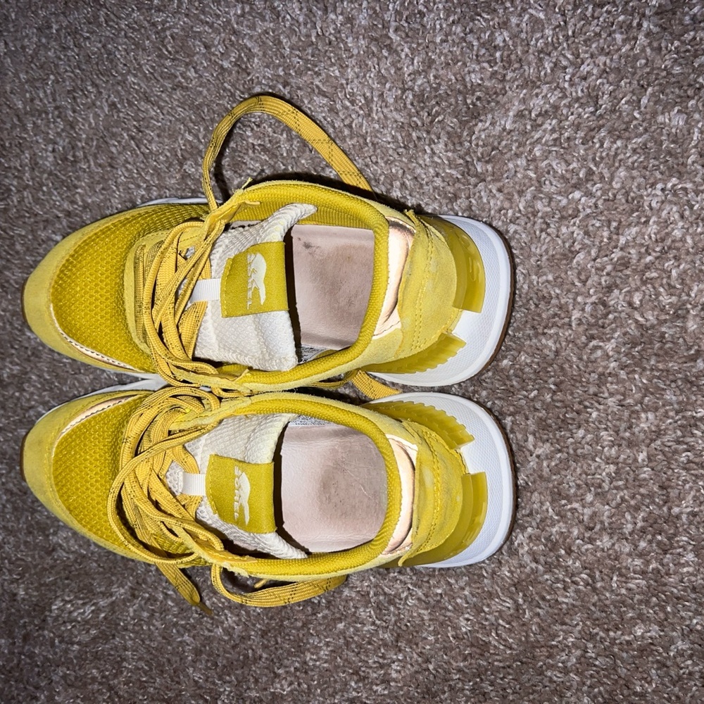 Yellow Athletic Shoes